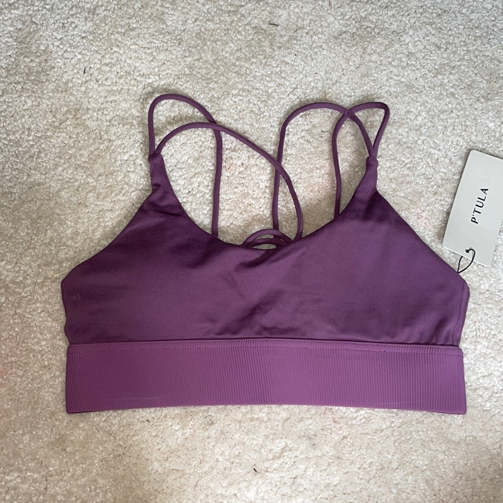 NWT P’tula x HB twisted sports bra